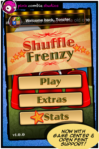 ShuffleFrenzy shuffle game by Pink Zombie Studios