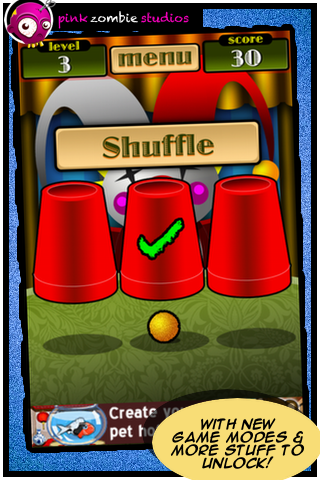 ShuffleFrenzy shuffle game by Pink Zombie Studios