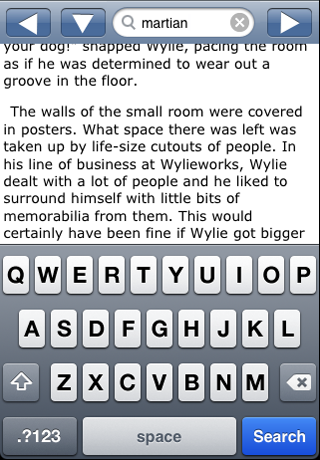 Honest the Martian Ate Your Dog eBook iPhone application by mobile developers RookSoft Pte Ltd of Singapore