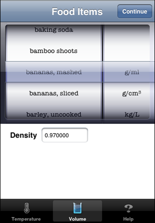 ing-1 CookieCal temps CookieCal, a tool for cooks to convert temperature (Celsius, Fahrenheit, Kelvin, gas marks), convert volume to weight. iOS application (iPhone, iPad) by mobile developer RookSoft Pte Ltd of Singapore