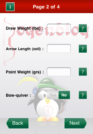 SpineCalc iPhone application, bow & arrow calculator SpineCalc iPhone application, bow & arrow calculator, bow type iOS (iPad, iPhone) application by mobile developer RookSoft Pte Ltd of Singapore