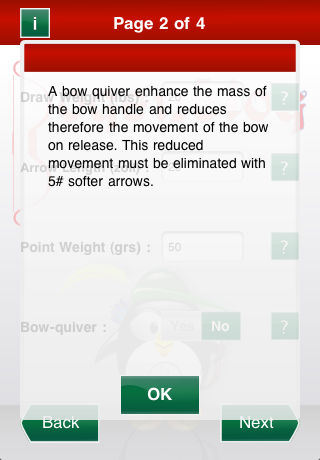 SpineCalc iPhone application, bow & arrow calculator, bow quiver SpineCalc iPhone application, bow & arrow calculator, bow type iOS (iPad, iPhone) application by mobile developer RookSoft Pte Ltd of Singapore