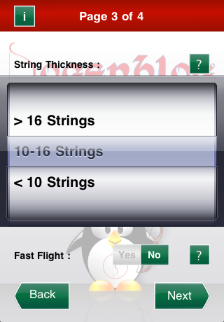 SpineCalc iPhone application, bow & arrow calculator, string thickness SpineCalc iPhone application, bow & arrow calculator, bow type iOS (iPad, iPhone) application by mobile developer RookSoft Pte Ltd of Singapore