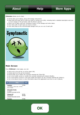 alt="Symptomatic iOS iPhone application by mobile developer RookSoft Pte Ltd of Singapore